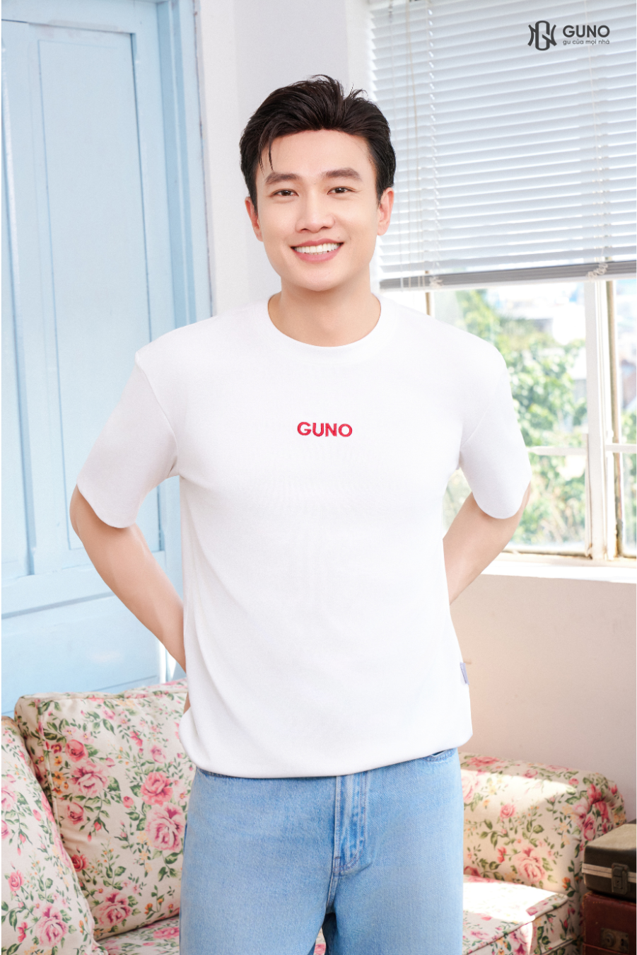 Áo Thun Cotton Logo Thêu