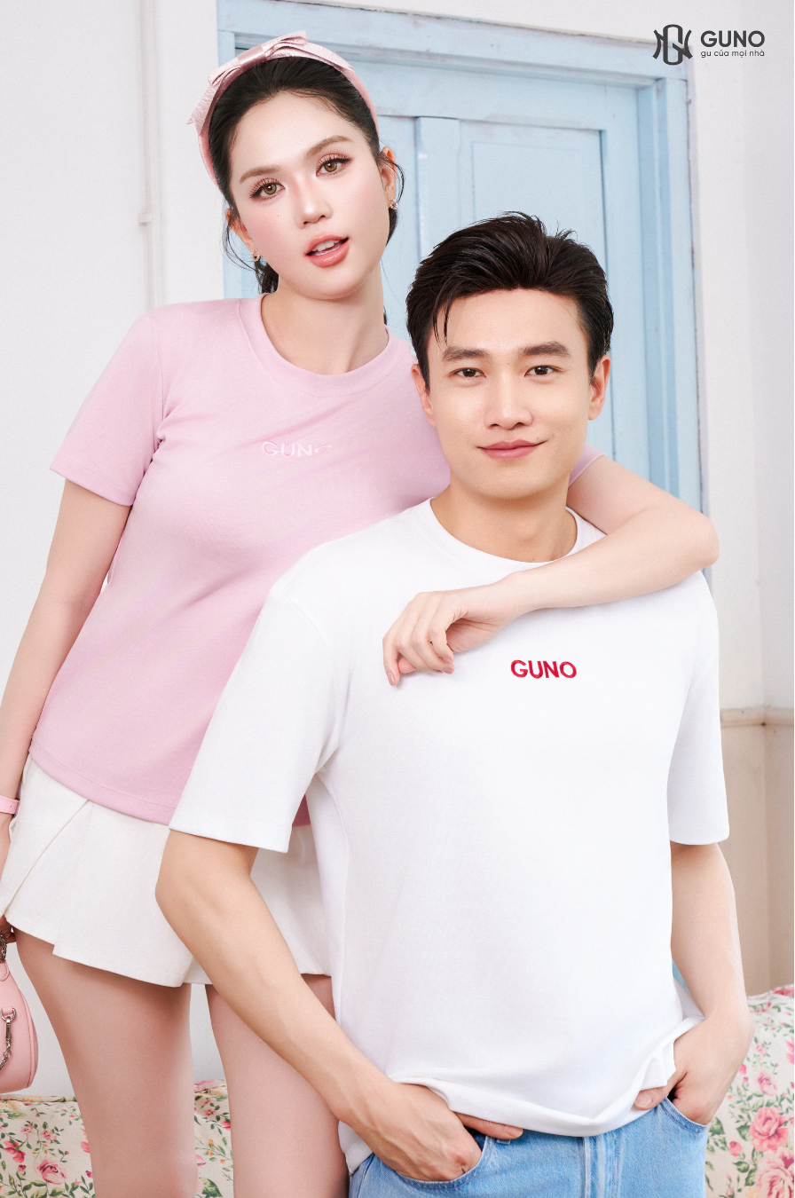 Áo Thun Cotton Logo Thêu