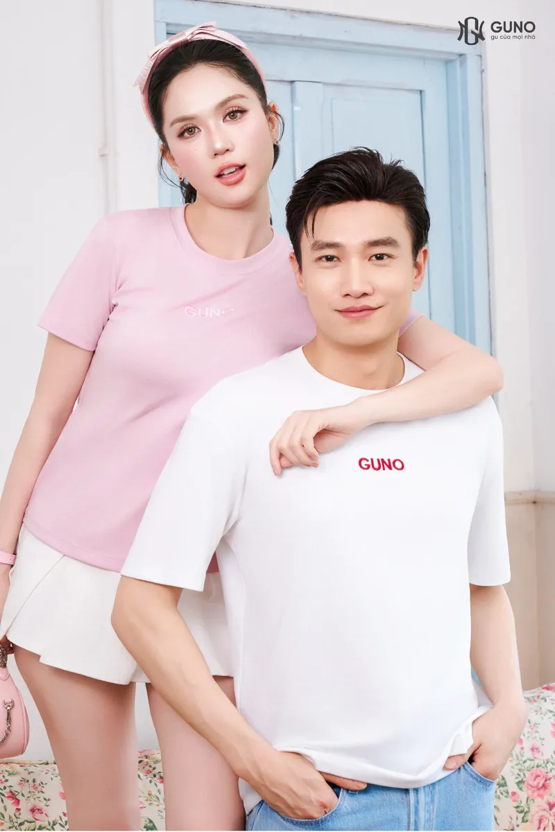 Áo Thun GUNO Cao Cấp Logo Thêu