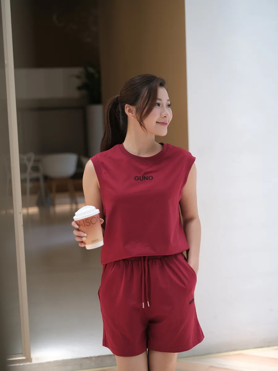 Set Bộ Quần Áo Ba Lỗ Nữ Vải Cotton Thơm Cao Cấp Thoáng Mát Set Tank Top Nữ