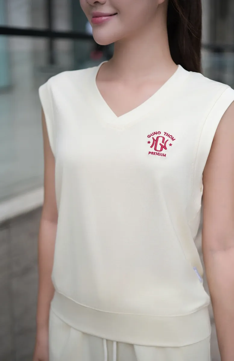 Set bộ Tank top Nữ GUNO Cổ Tim