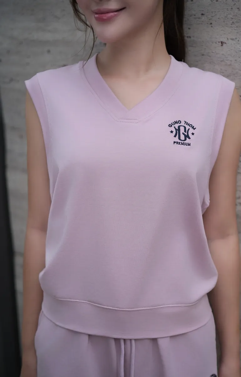 Set bộ Tank top Nữ GUNO Cổ Tim