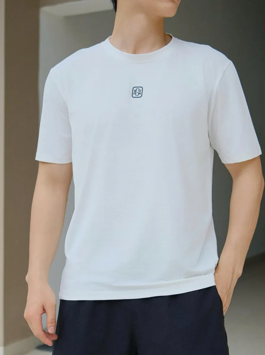 Áo Phông Thể Thao Nam GUNO Cao Cấp Cotton Thông Hơi Co Dãn Thoáng Mát 