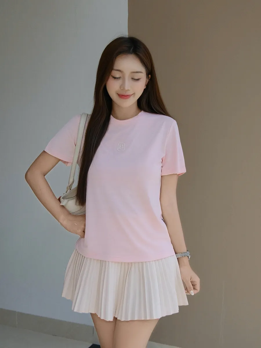 Áo Phông Thể Thao Nữ GUNO Cao Cấp Cotton Thông Hơi Co Dãn Thoáng Mát Logo Thêu