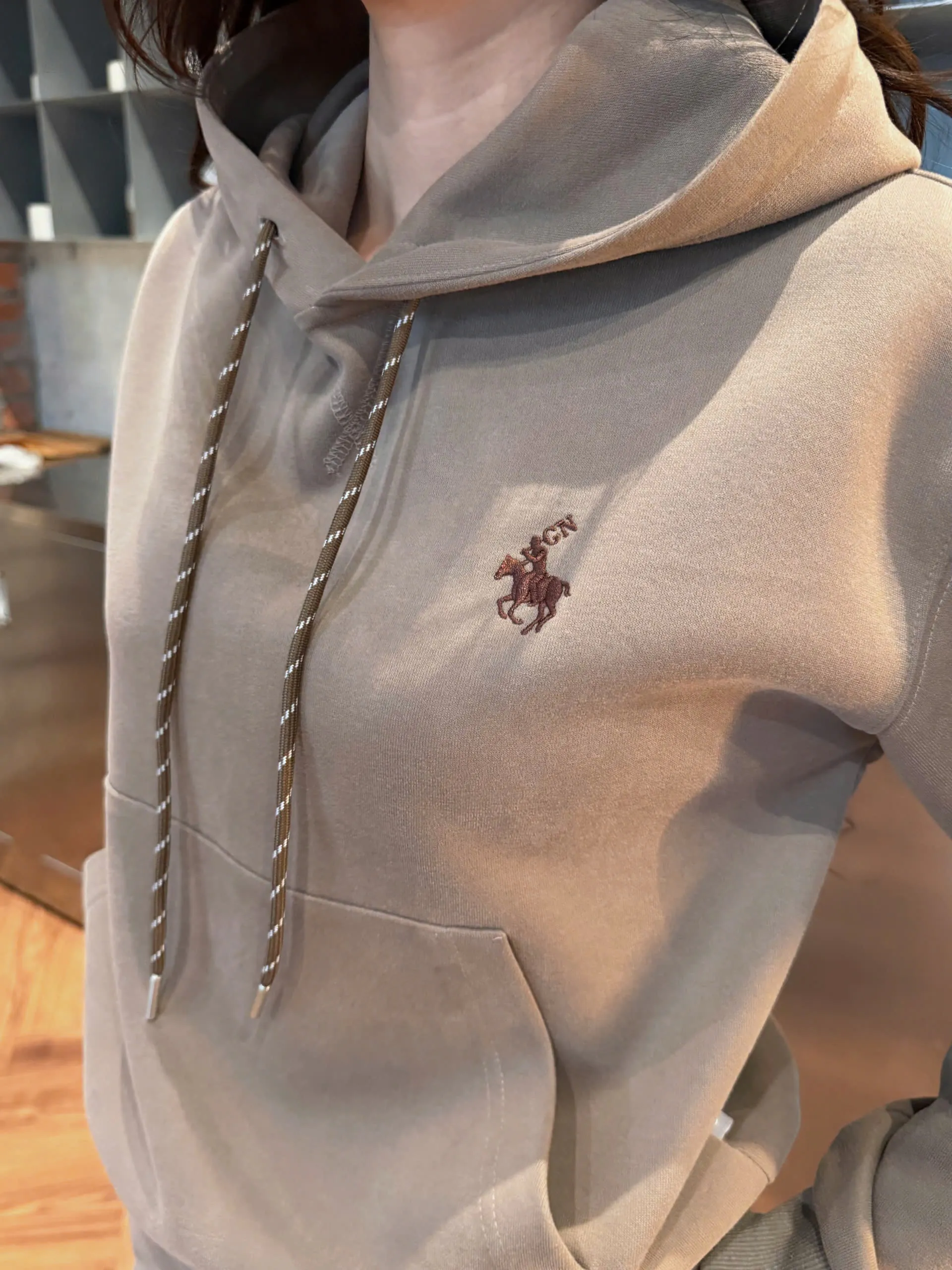 Bộ quần áo Nỉ Hoodie Nữ GUNO có mũ quần ống suông