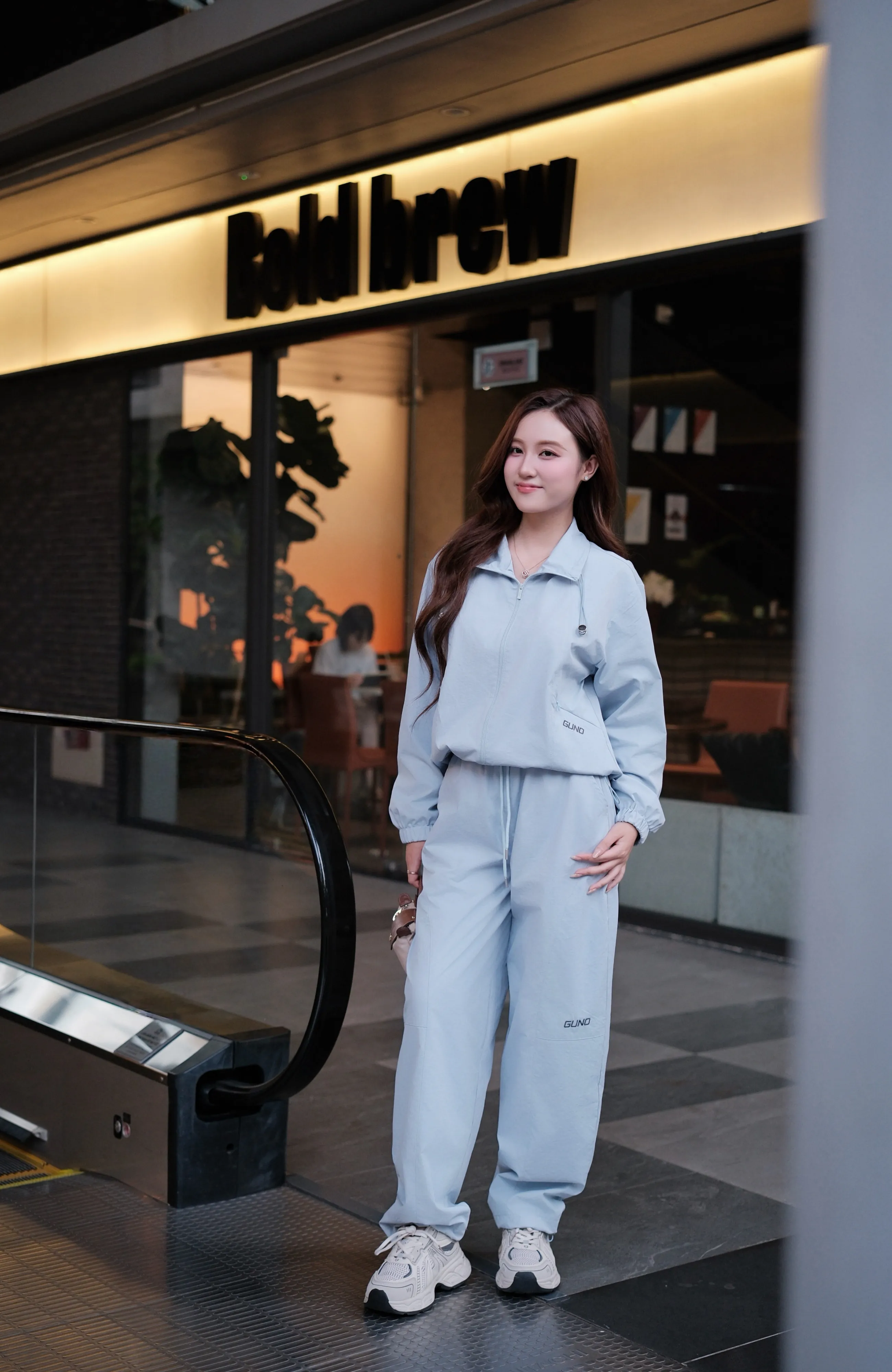 Bộ quần áo Gió Nữ GUNO dáng quần baggy Hot trend