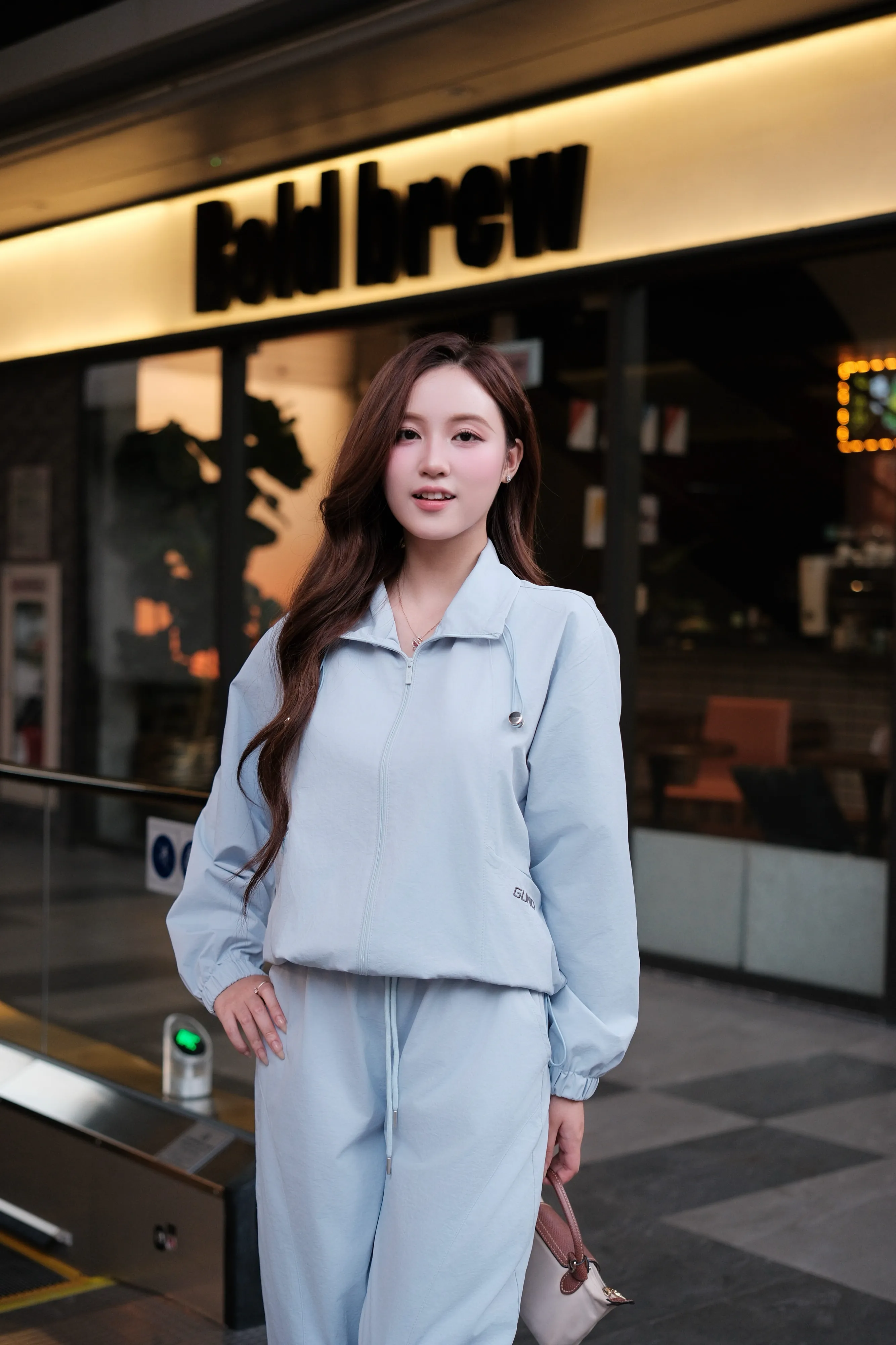 Bộ quần áo Gió Nữ GUNO dáng quần baggy Hot trend